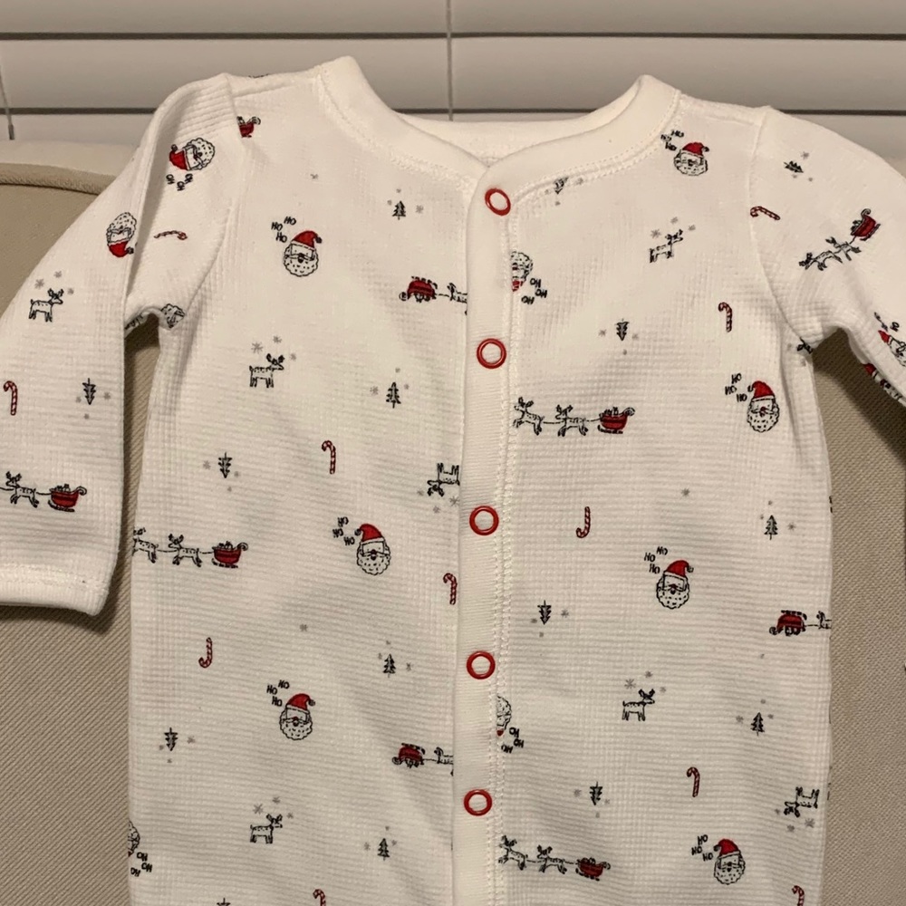 Carters baby Christmas body suit